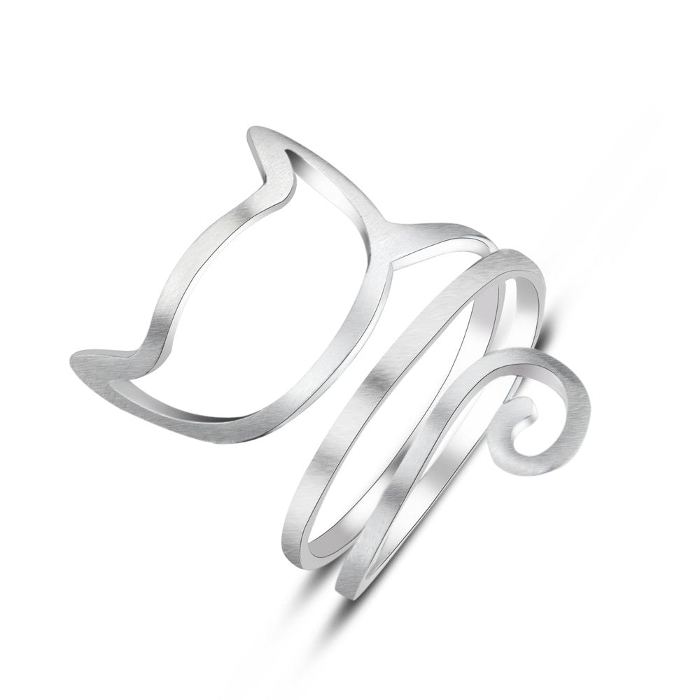 Hollow Kitty Ring