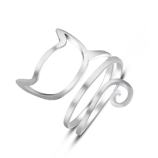 Hollow Kitty Ring