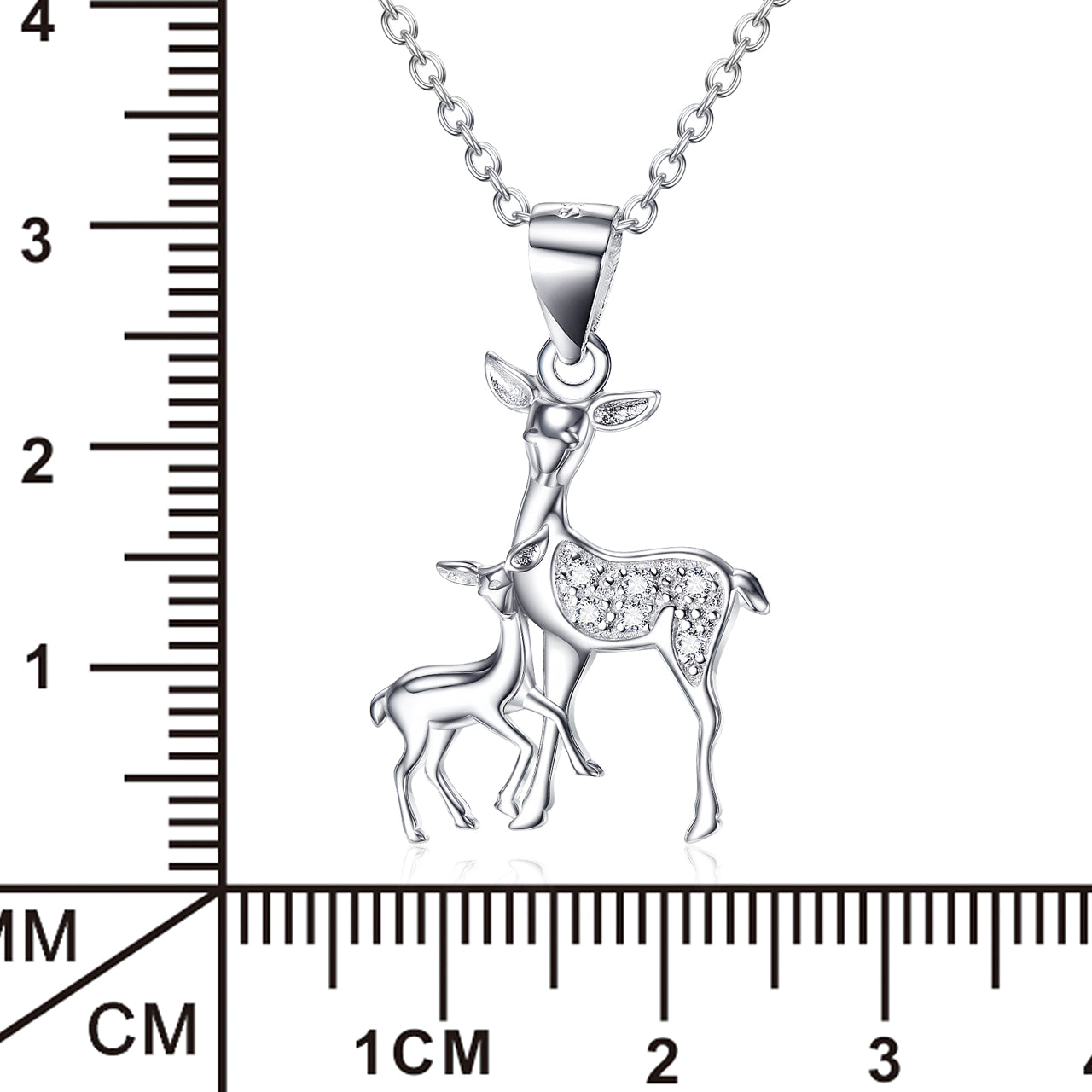 Doe and Fawn Necklace