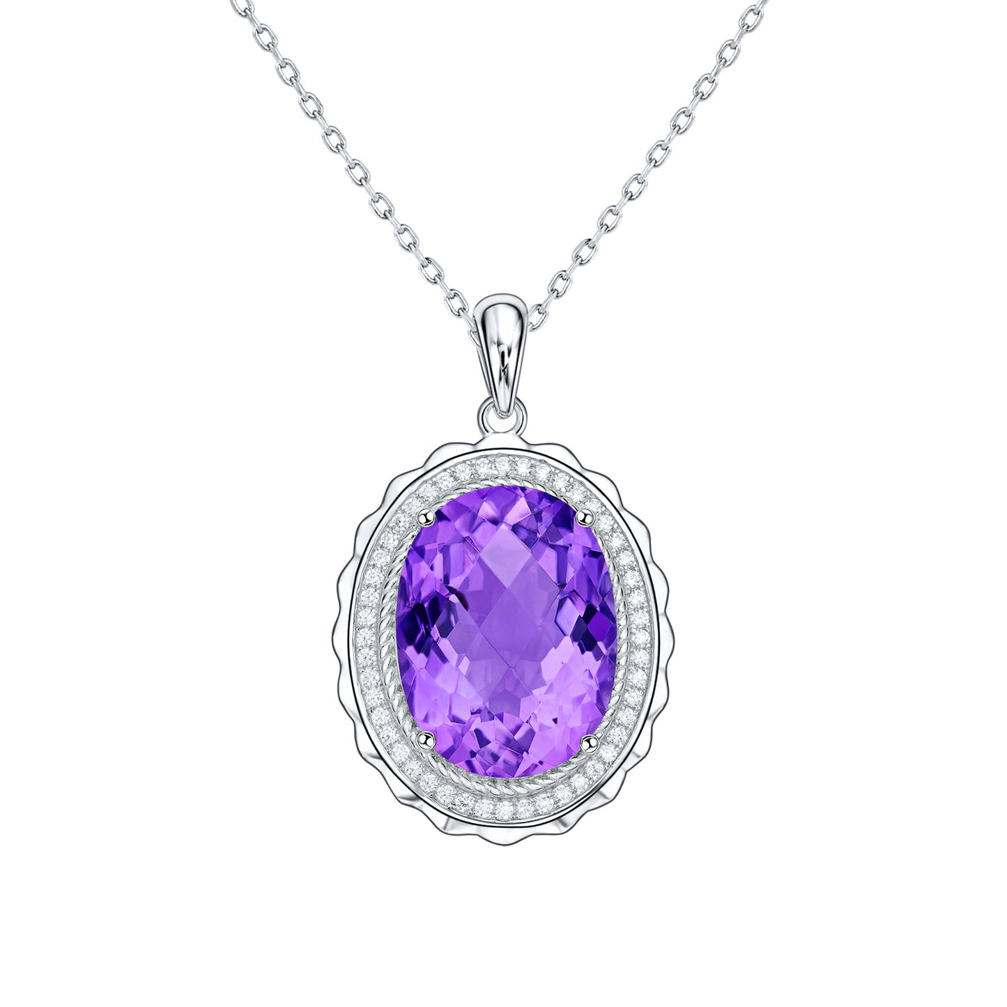 Royal Violet Radiance Necklace