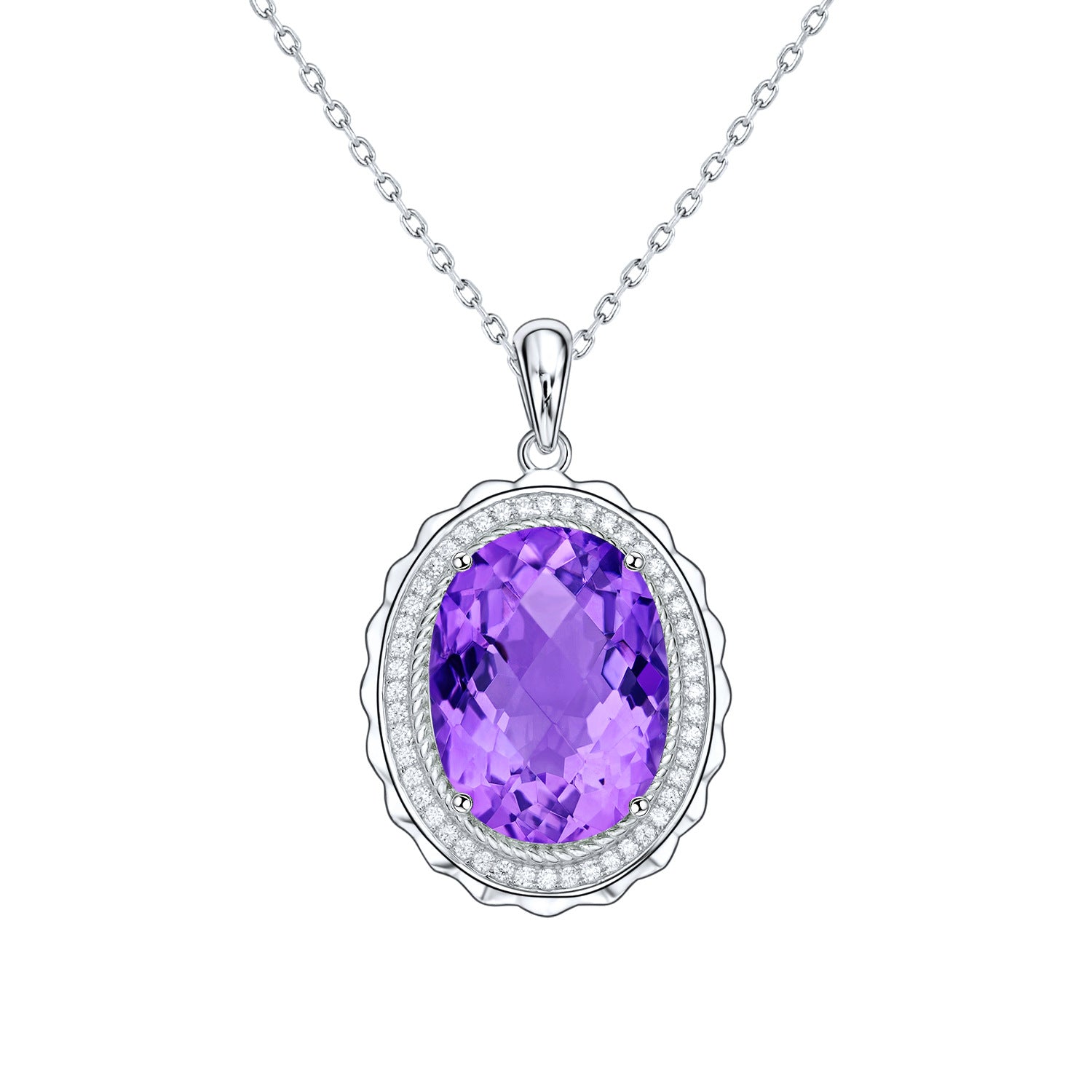 Royal Violet Radiance Necklace