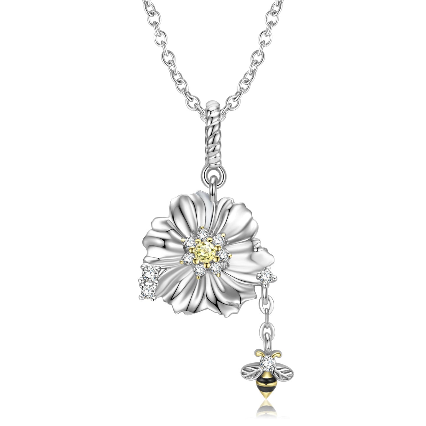 Honeybee Blossom Necklace