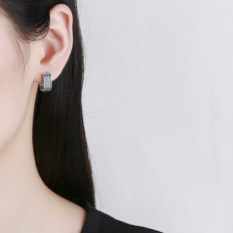 Stereo Square Earrings