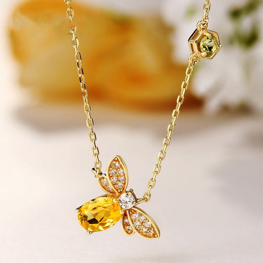 Golden Bee Necklace