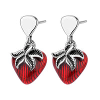 Simple Drip Strawberry Earring
