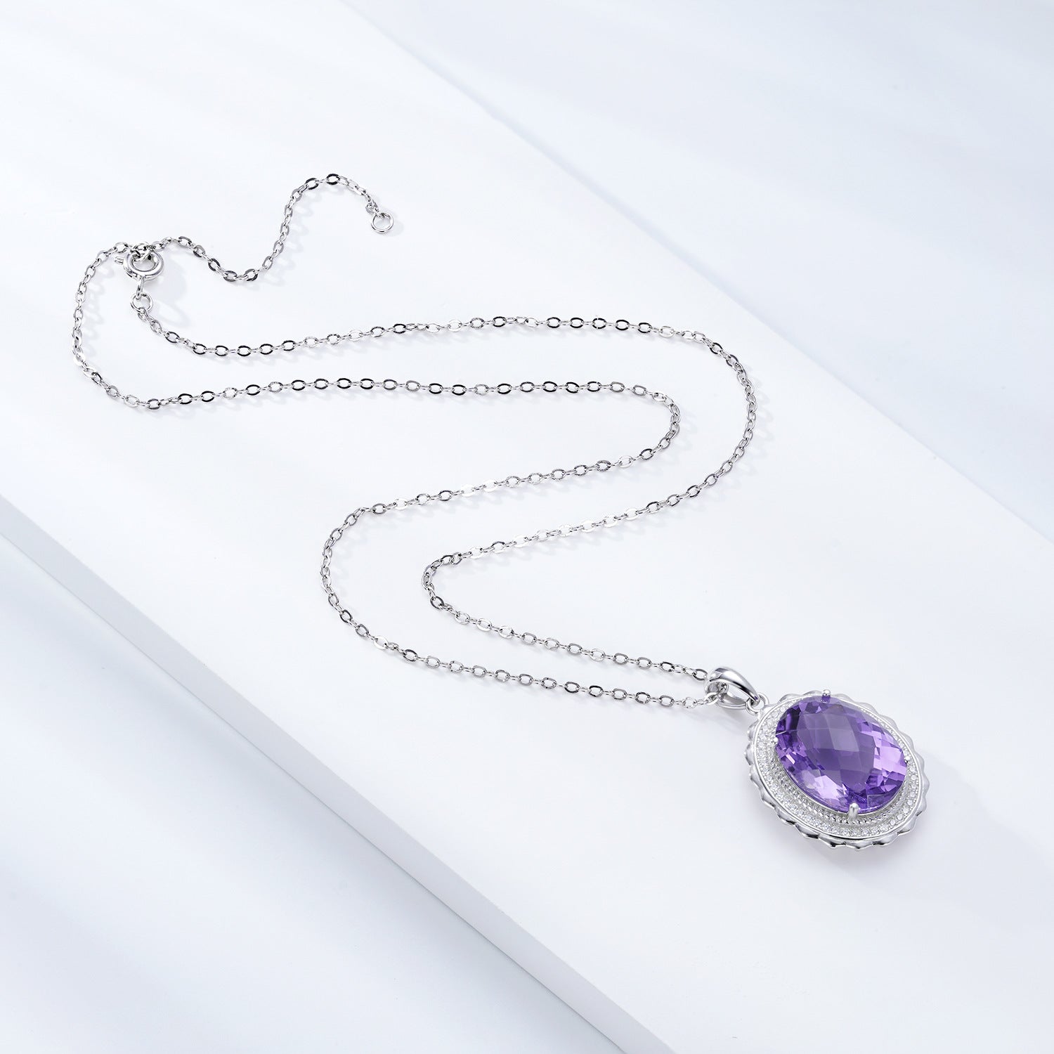 Royal Violet Radiance Necklace