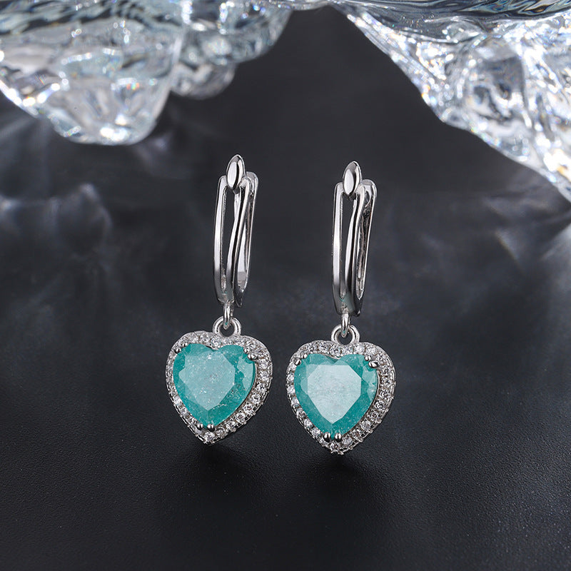 Onion Stone Love Earrings