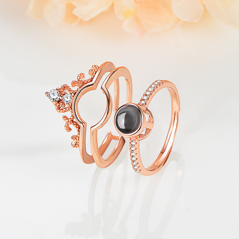 Personalized Photo Projection Ring