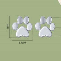 Dog Paw Earrings
