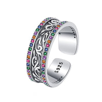 Tang Grass Rattan Flower Ring