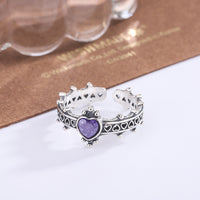 Vintage Love Crown Ring