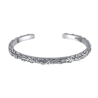 Carved Grass Bracelet