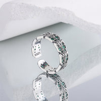 Retro Peacock Tail Ring