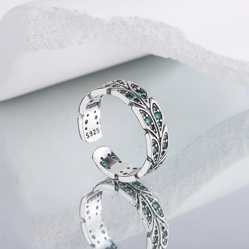 Retro Peacock Tail Ring