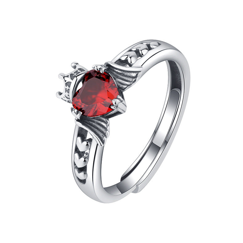 Crowned Heart Ring