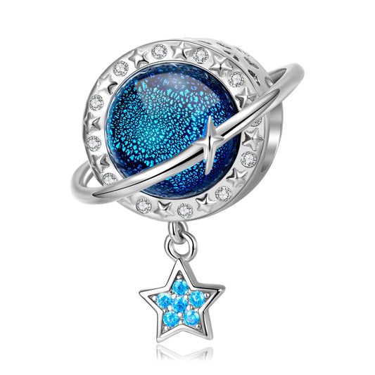 Starry Sky Blue Star Bead