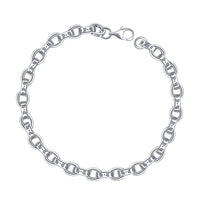 Anchor Letter Cross Bracelet