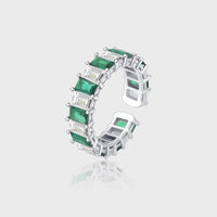 Square Emerald Ring