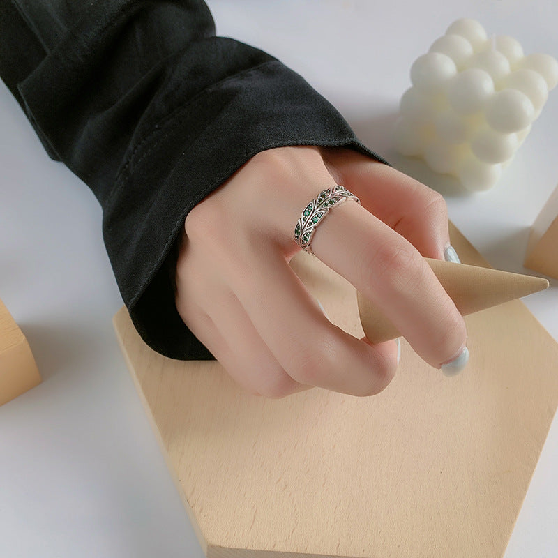 Retro Peacock Tail Ring