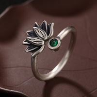Glazed Lotus Ring