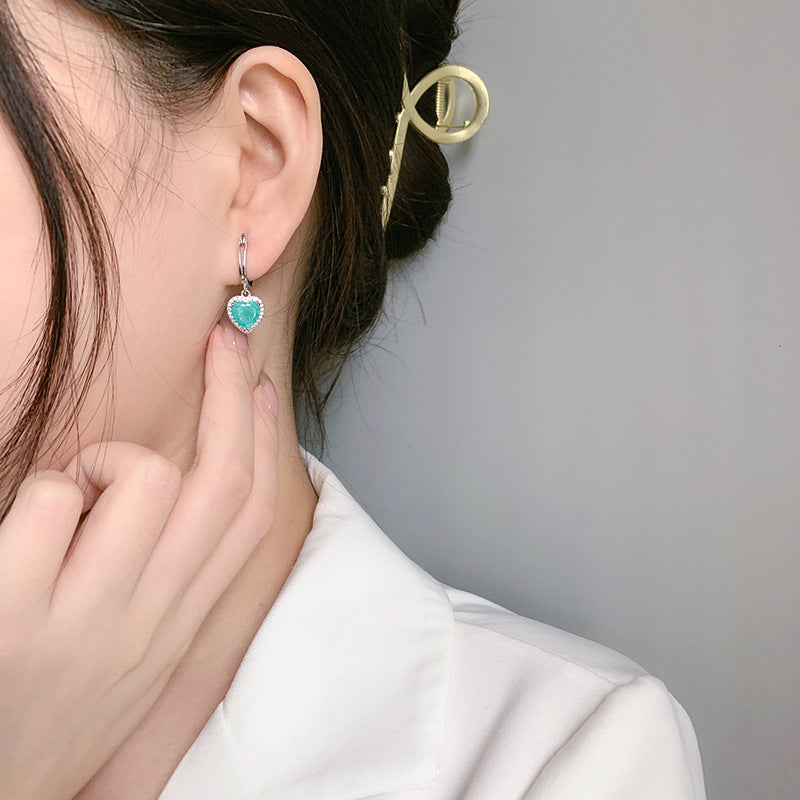 Onion Stone Love Earrings