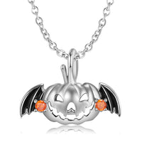 Hollow Flying Pumpkin Necklace