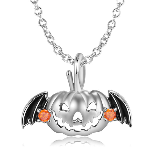 Hollow Flying Pumpkin Necklace