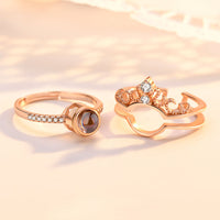 Personalized Photo Projection Ring