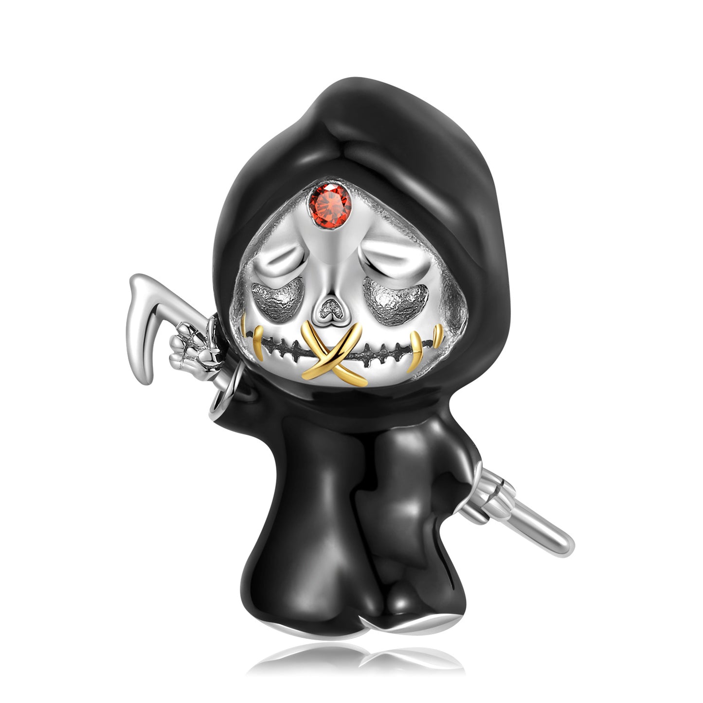 Dark Death Skull Bead