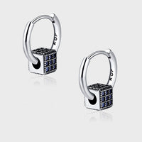 Zirconium Square Earrings