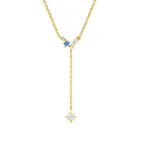 Five-pointed Star Y-shaped Tassel Necklace