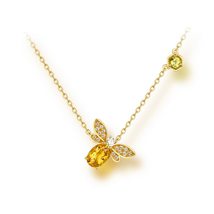 Golden Bee Necklace
