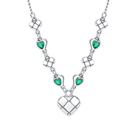 Green Love Splice Necklace