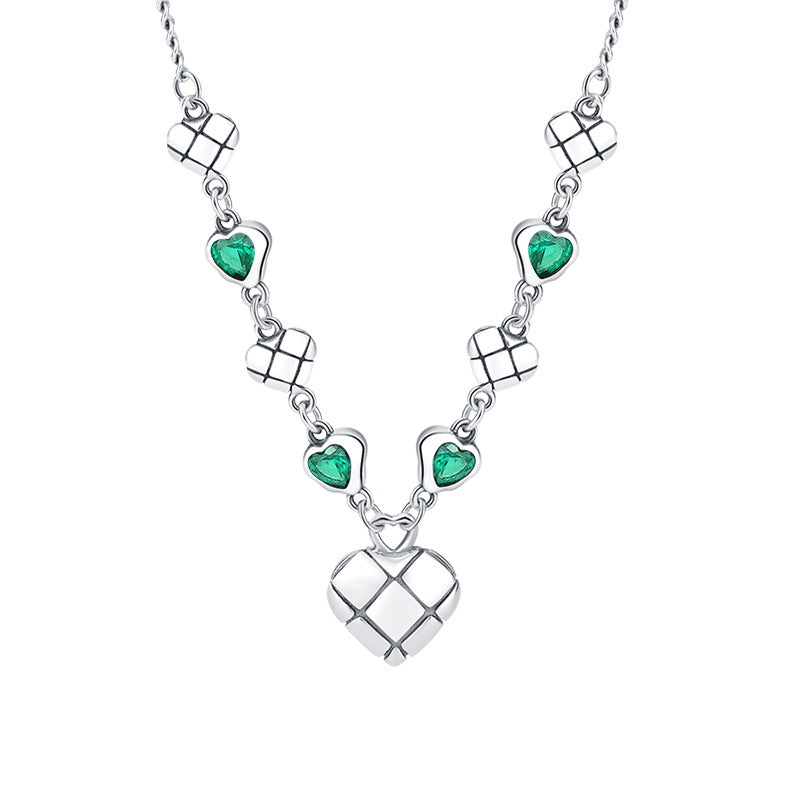 Green Love Splice Necklace