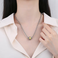 Large G Cubic Necklace