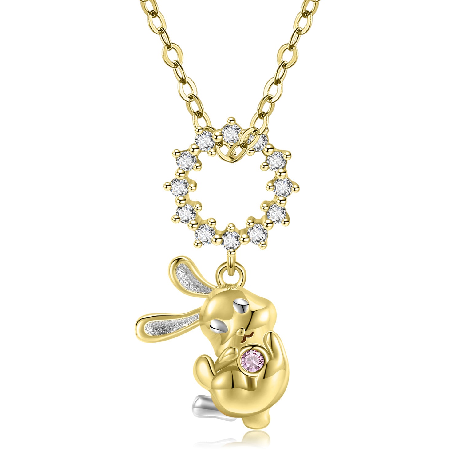 Naughty clever Rabbit Necklace