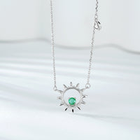 Bright Sun Emerald Necklace