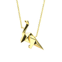 Origami Dinosaur Necklace