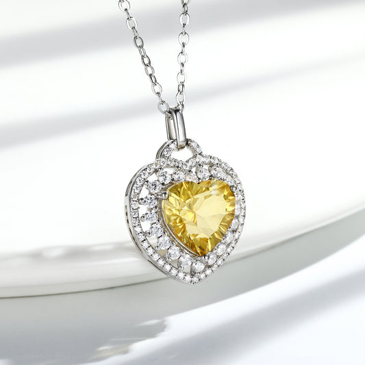 Golden Heart Radiance Necklace