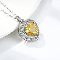 Golden Heart Radiance Necklace