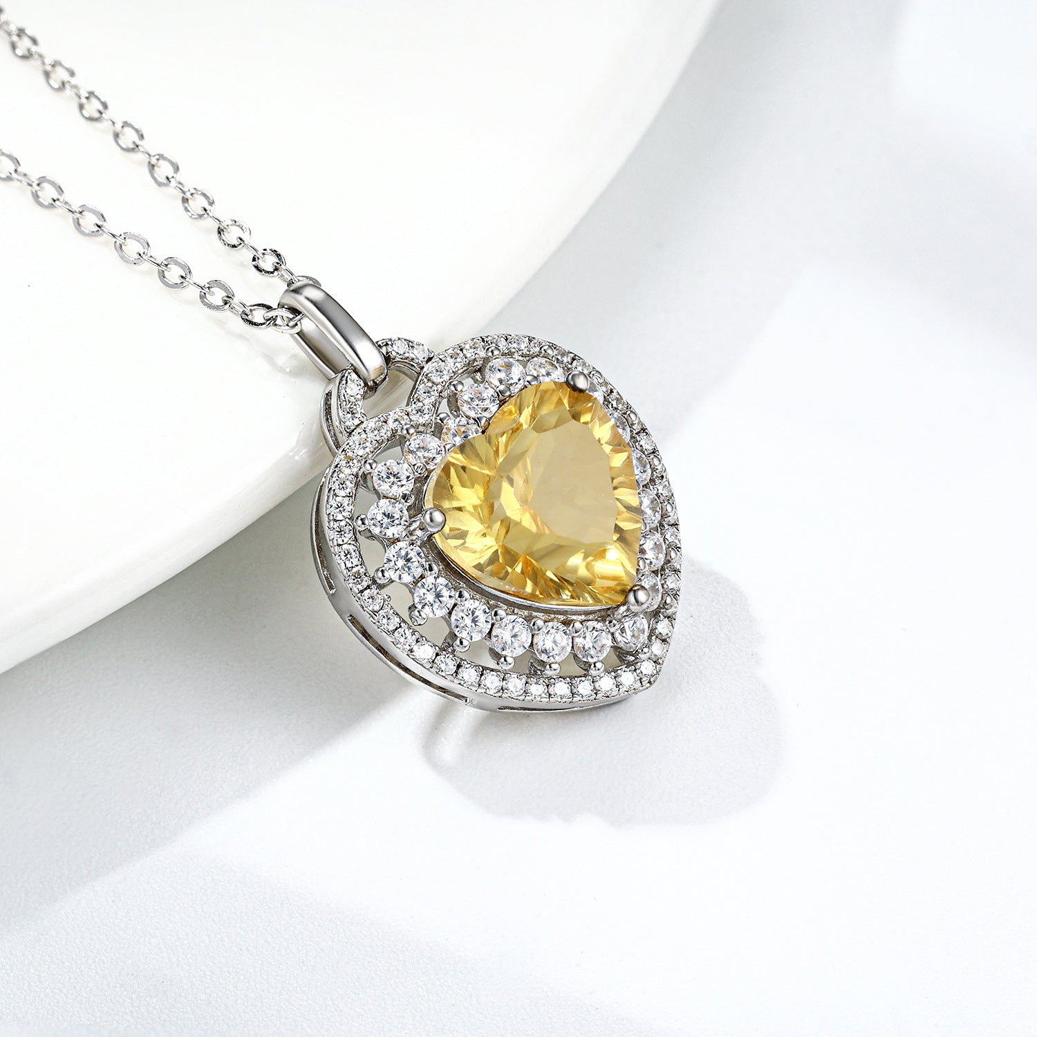 Golden Heart Radiance Necklace