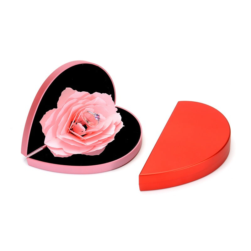 Heart-shaped Rose Gift Box