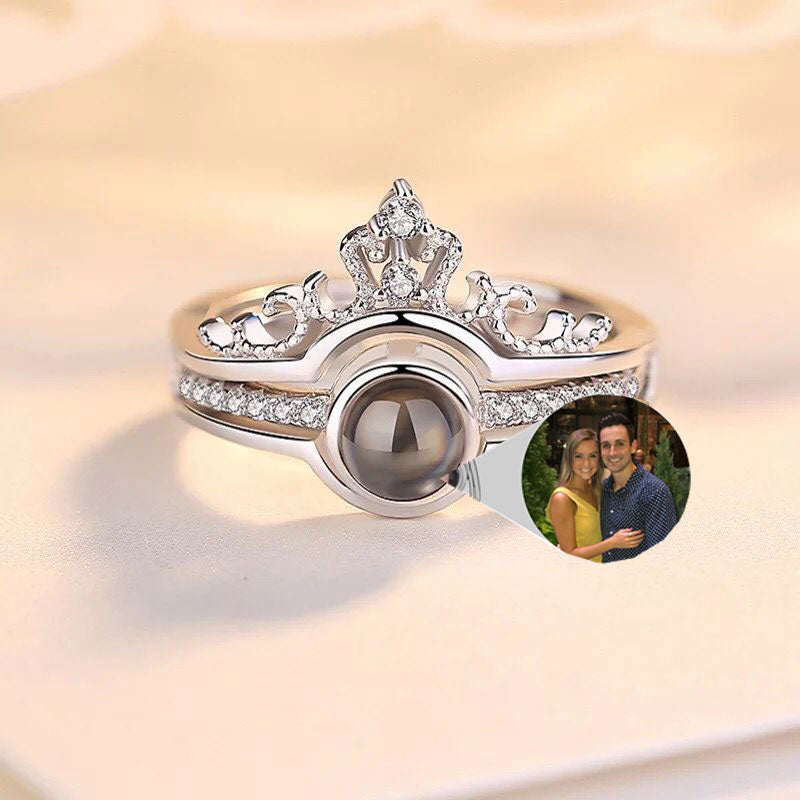 Personalized Photo Projection Ring