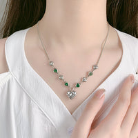 Green Love Splice Necklace