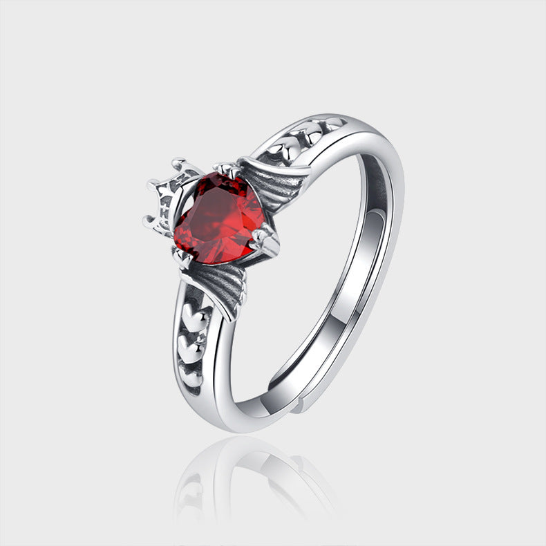 Crowned Heart Ring