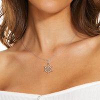 Rudder Wheel Necklace