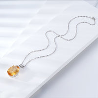 Elegant Natural Topaz Necklace