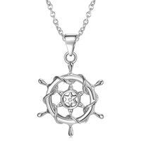 Rudder Wheel Necklace