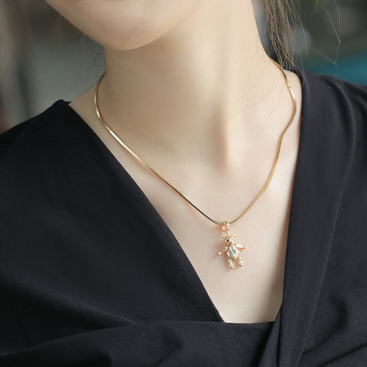 Gold Teddy Necklace