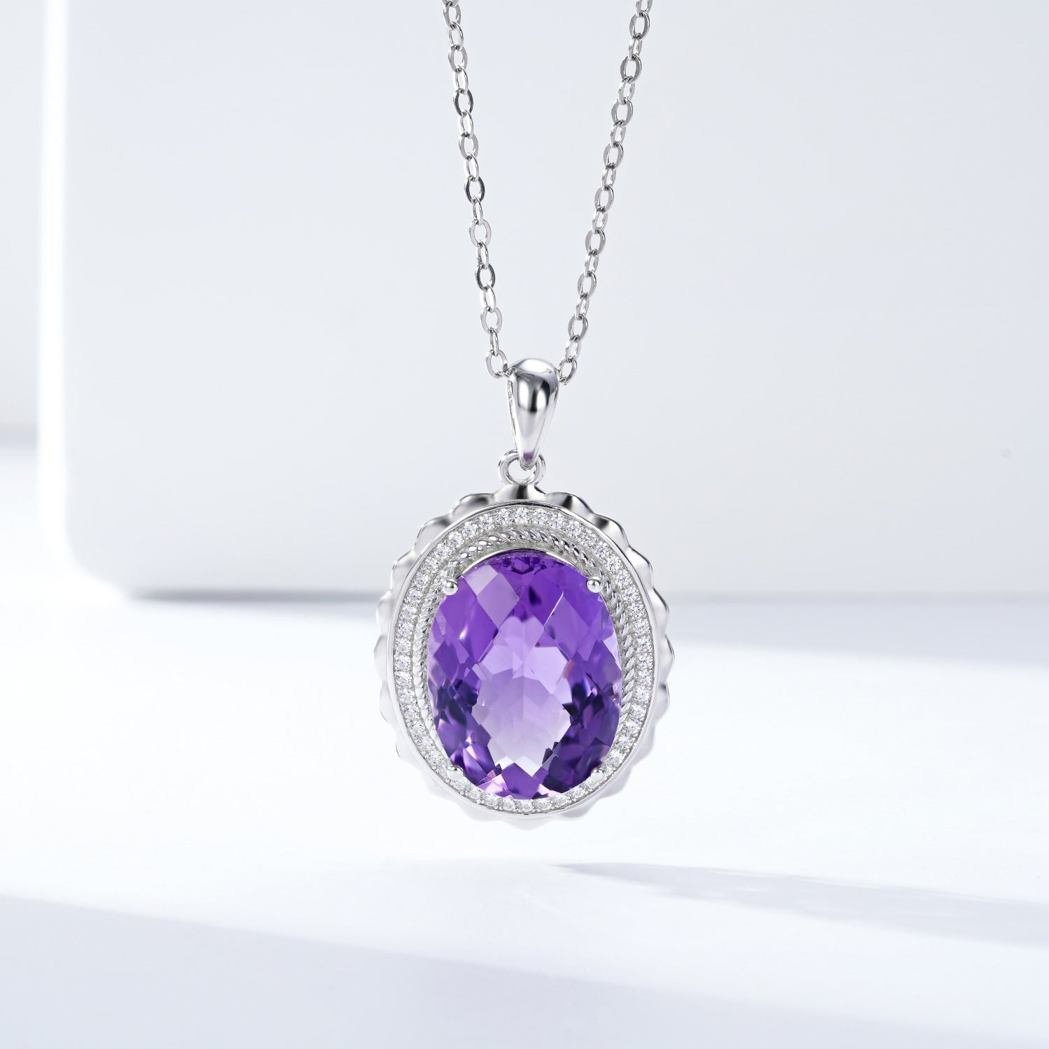 Royal Violet Radiance Necklace